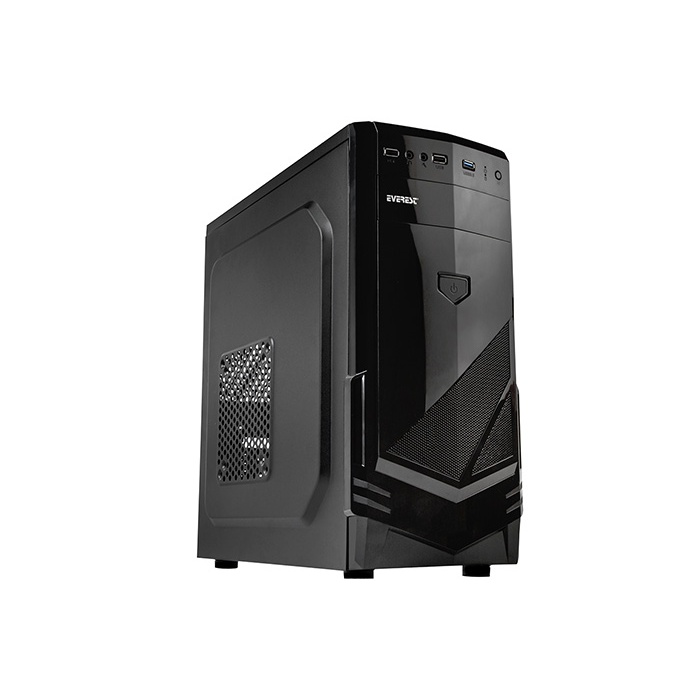 EVEREST 250W 277A mid Tower ATX PC Kasası Siyah