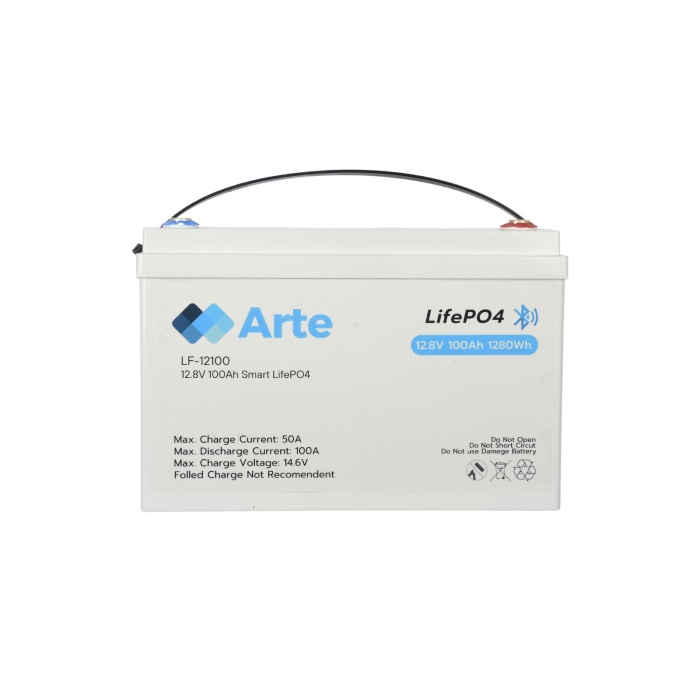 Arte 12.8V 200Ah LiFePO4 Akü