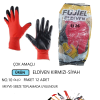 ELDİVEN FUJİ EL FJ 26 KIRMIZI -SİYAH NO.10 POŞETLİ
