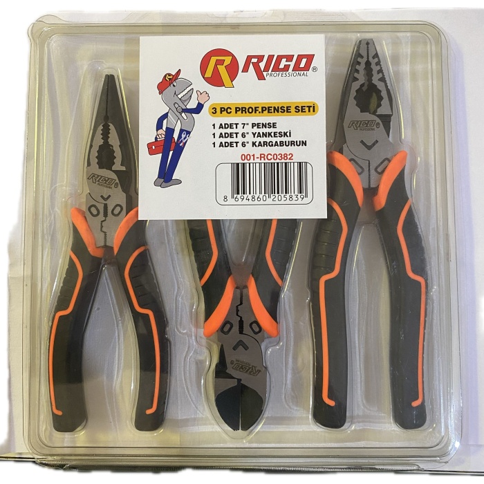 RİCO 3PRÇ PROF. PENSE SETİ YENİ TİP