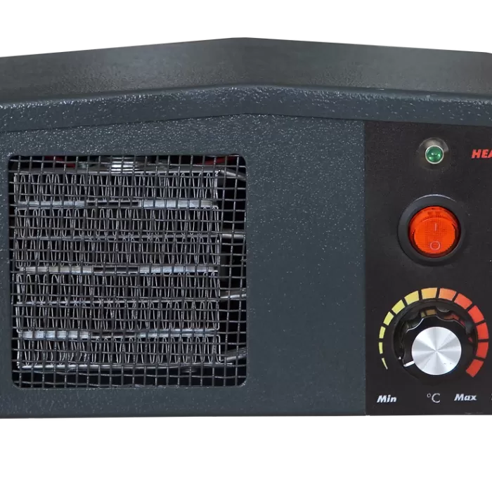 Heatbox Mini 12V 100W - 200W Füme Fanlı Isıtıcı