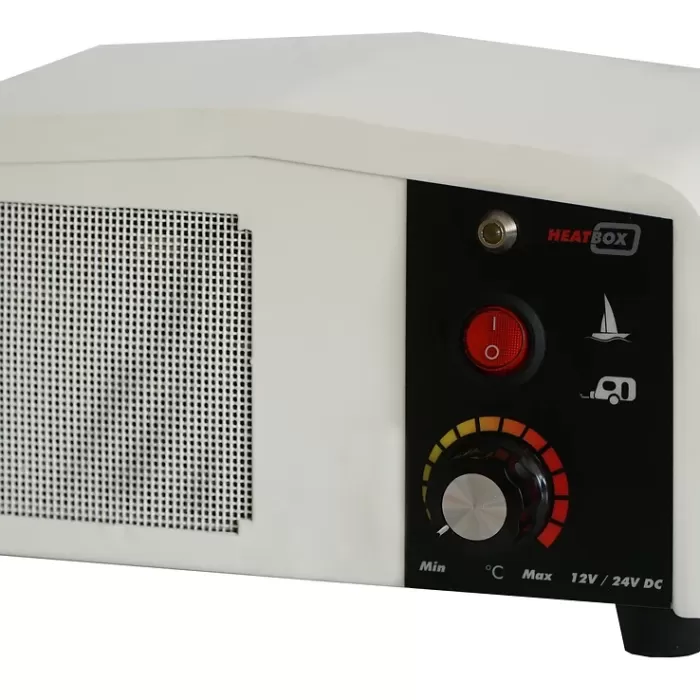 Heatbox Mini 12V 100W - 200W Krem Fanlı Isıtıcı