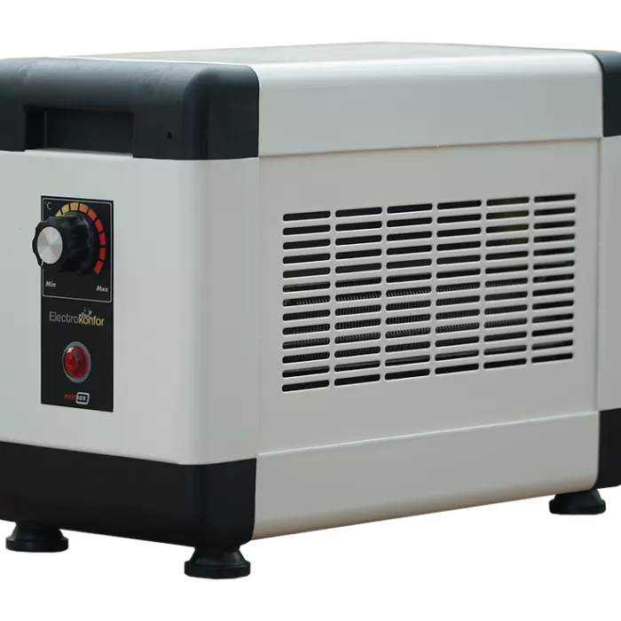 Heatbox Mini 2000W Füme ve Krem Fanlı Isıtıcı
