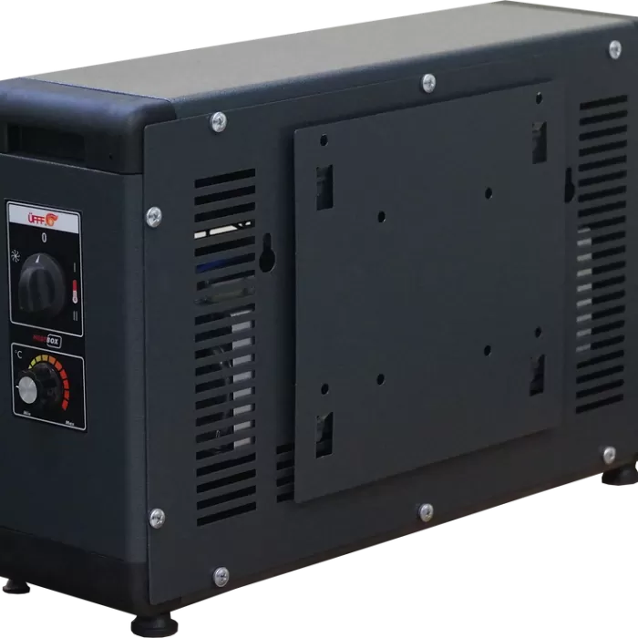 Heatbox Board 1000W - 2000W Krem ve füme Fanlı Isıtıcı