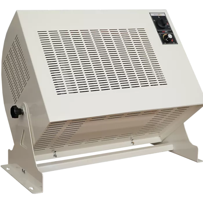 Heatbox Pro 6000W - 12000W Füme ve Krem Fanlı Isıtıcı