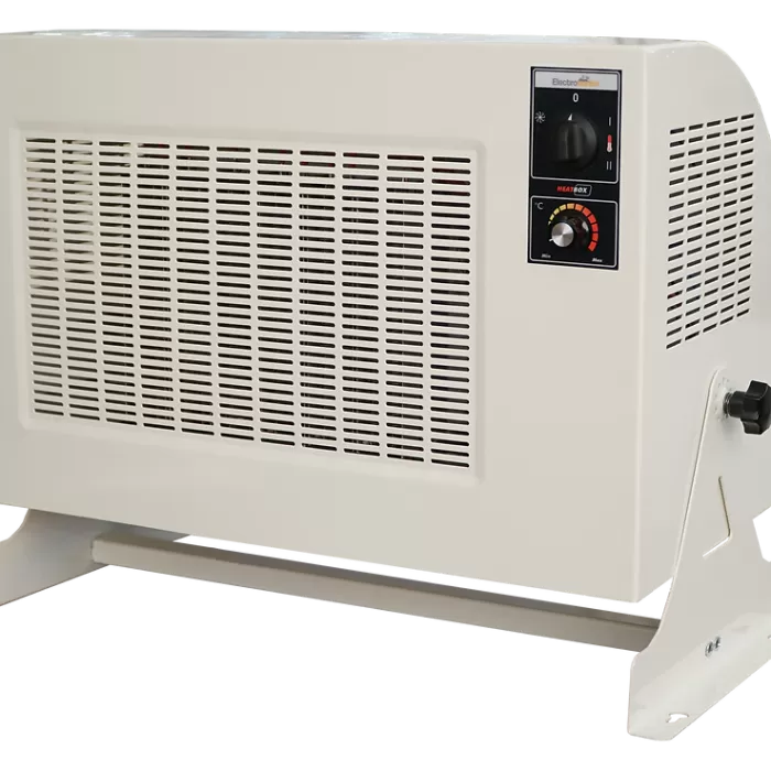 Heatbox Pro 6000W - 12000W Füme ve Krem Fanlı Isıtıcı