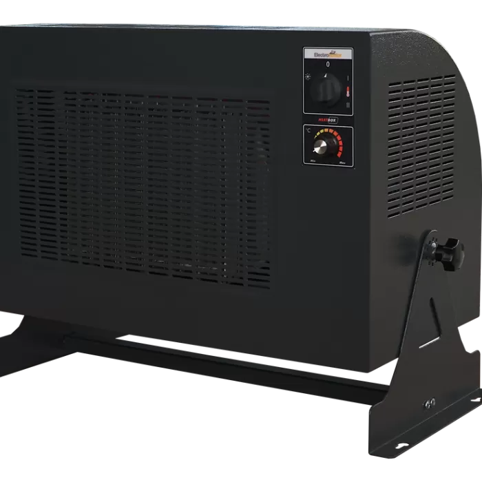 Heatbox Pro 6000W - 12000W Füme ve Krem Fanlı Isıtıcı