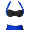 Mavi Siyah Bikini üstü