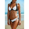  Siyah Beyaz Bikini Altı