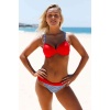  Kırmızı Destekli Bikini Üstü