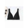  Özel Kumaş Bikini Üstü Siyah