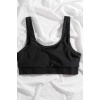  Şık Tankini Bikini Üstü Siyah