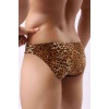 Leopar Desenli Erkek Slip