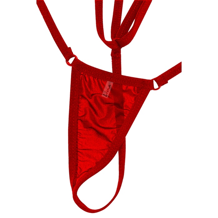  Büyük Beden  Kırmızı Fantezi G String İç Çamaşırı