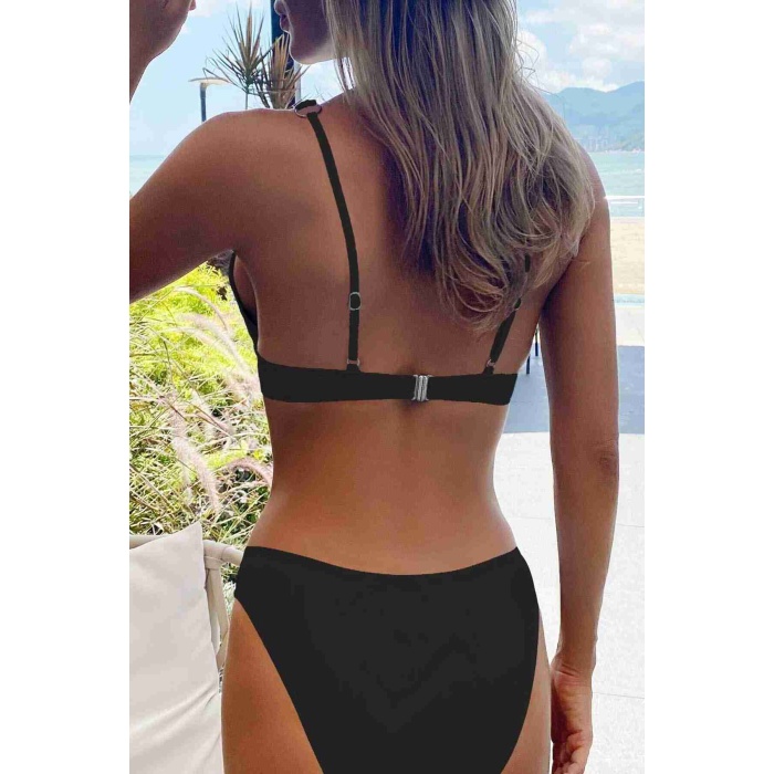  Şık Bikini Üstü Siyah