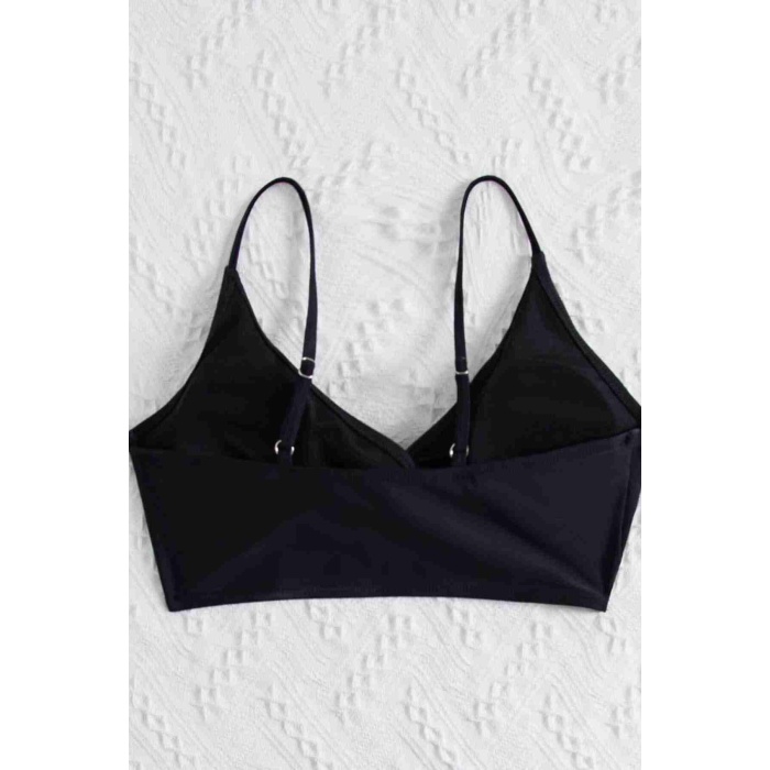  Şık Bikini Üstü Siyah