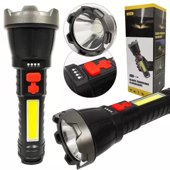 USB Glare Charging Flashlight El Feneri ZJ-05