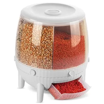 Kuru Gıda ve Bakliyat 6lı Erzak Saklama Kabı 6 Kg