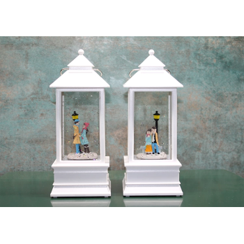 Kış Masalı Tasarımı Işıklı Müzikli Kar Küresi Alk3408