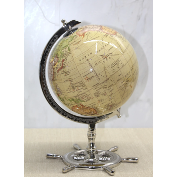 Altı Dümenli Dekoratif Dünya Küre 4160-pw