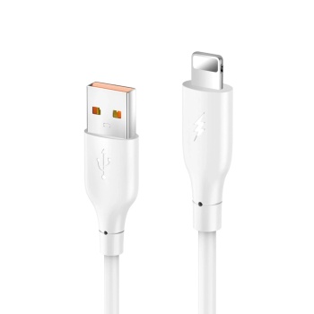 KYL06 DC64 USB to Lightning 1M 3.0A Hızlı Şarj Kablo - Beyaz