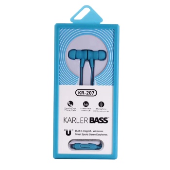 KYL06 KR-207 Mıknatıslı Kablolu Kulaklık - Mavi