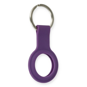 KYL06 Airtag Silikon Kılıf - Mor