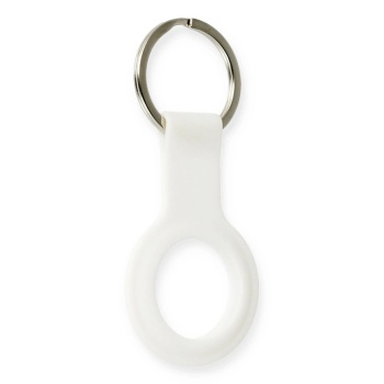 KYL06 Airtag Silikon Kılıf - Beyaz