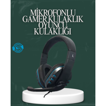 Kablolu Gaming Headset – Net Ses Ayrımı ve Ayarlanabilir Konfor