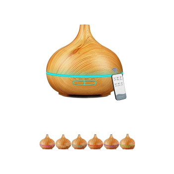 Hava Nemlendirici 7 Led Işıklı Aromatik Oda Kokusu 550 Ml Kahve Aroma Difüzörü Buhar Makinası