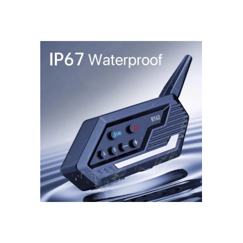 Bt62 Motosiklet Kask Kulaklığı Bluetooth Intercom 2 Intercom Bağlantılı