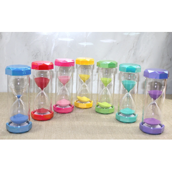 Plastik Çerceveli Renkli 10 Dk Kumsaati Alk4563