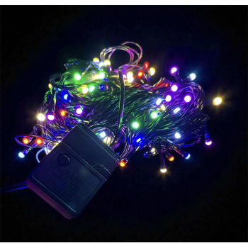 10m 100 Led Damla Uçlu Rgb Işık Siyah Kablo Mz-17-2