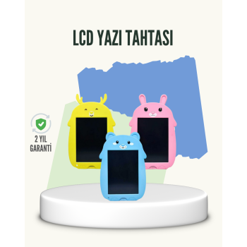 Çocuklar İçin LCD Yazı Tableti | Kilitli ve Göz Yormayan Ekran