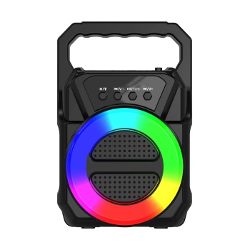 KYL06 ABS-1309 RGB FM Kablosuz Hoparlör - Siyah