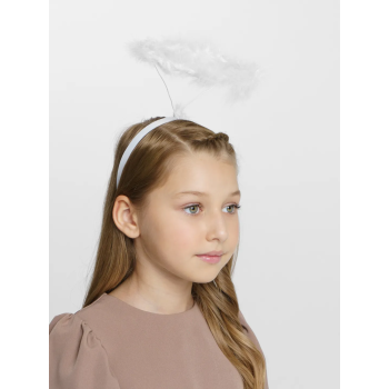 Beyaz Otrişli Tüylü Esnek Yapı Melek Haresi Melek Tacı