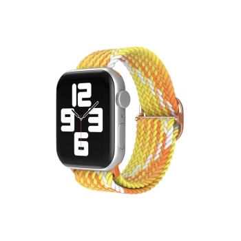 KYL06 Apple Watch 38mm Star Kordon - Turuncu-Sarı