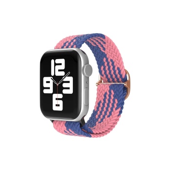 KYL06 Apple Watch 38mm Star Kordon - Pembe-Mavi