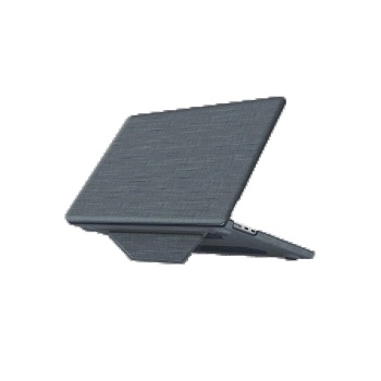 KYL06 Macbook Pro 13 2020 Macbook Kumaş Kapak - Gri