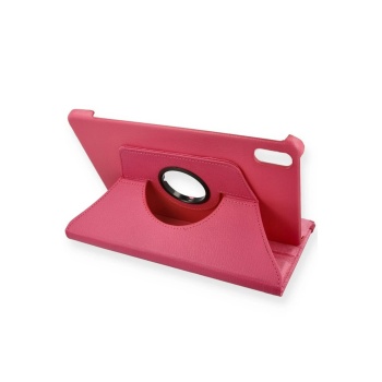 KYL06 Huawei Honor Pad V9 Kılıf 360 Tablet Deri Kılıf - Pembe