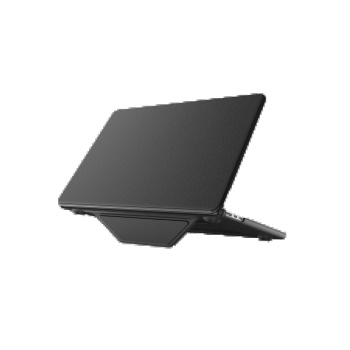 KYL06 Macbook Air 15 2024 Macbook Deri Kapak - Siyah