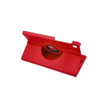 KYL06 Samsung Galaxy T220 Tab A7 Lite 8.7 Kılıf 360 Tablet Deri Kılıf - Kırmızı