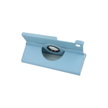 KYL06 Samsung Galaxy T220 Tab A7 Lite 8.7 Kılıf 360 Tablet Deri Kılıf - Turkuaz