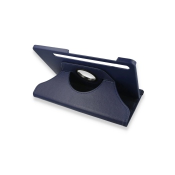 KYL06 Samsung Galaxy X800 Tab S8 Plus 12.4 Kılıf 360 Tablet Deri Kılıf - Lacivert