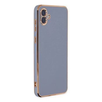 KYL06 Samsung Galaxy A04 Kılıf Volet Silikon - Mavi