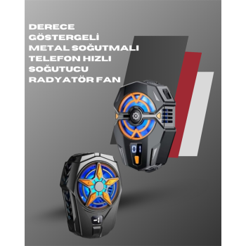 Ergonomik Telefon Soğutucu – 2 Hız Ayarı, Hafif ve Taşınabilir