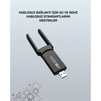 AC1200 USB WiFi Adaptör