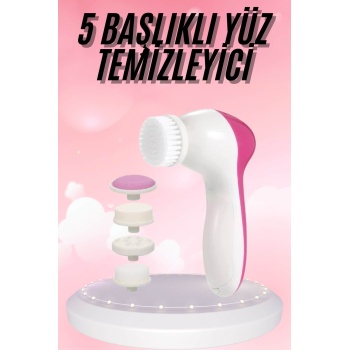 5 Başlıklı Titreşimli Cilt Temizleme Seti Canlandırıcı ve Onarıcı