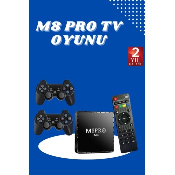 M8 PRO MINI 4 8 10 K HD HDR Android Tv 5G Retro 10000 Oyunlu