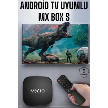 4K TV Uyumlu HD Çözünürlüklü Mx Box S 8 GB
